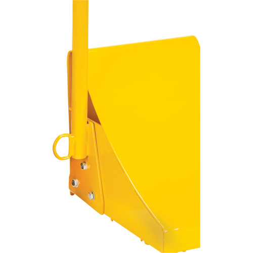 Cale de roue pour la glace avec poign&eacute;e ergonomique, Acier, Jaune, 8-1/16" la x 10-5/8" p x 8-13/16" h Sécurité Médic