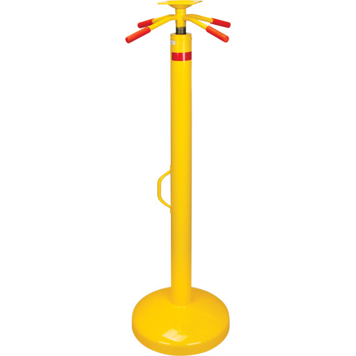 Cric pour remorque &agrave; capacit&eacute; statique de 50 000 lb, Cap. de levage 2,5 tonnes Sécurité Médic