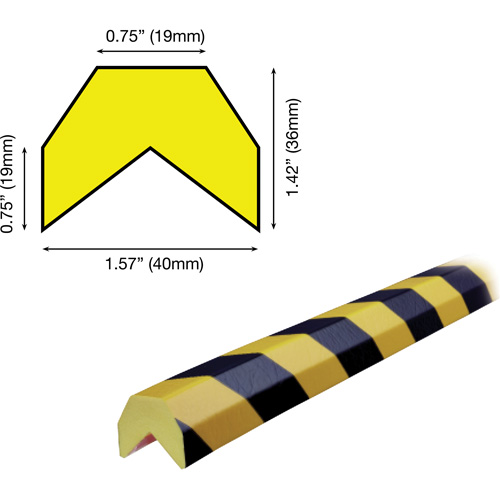 AA Profile 5M Corner Protection Bumper Guard Sécurité Médic