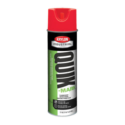 Industrial Quik-Mark Water-Based Overhead Marking Paint, 17 oz., Aerosol Can Sécurité Médic
