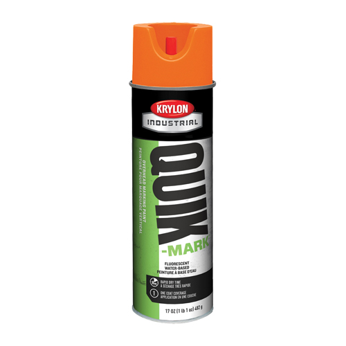 Peinture de marquage industrielle &agrave; base d'eau pour le travail en hauteur Quik-Mark, 17 oz, Canette a&eacute;rosol Sécurité Médic