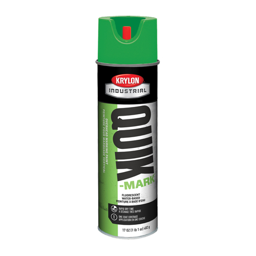 Industrial Quik-Mark Water-Based Overhead Marking Paint, 17 oz., Aerosol Can Sécurité Médic