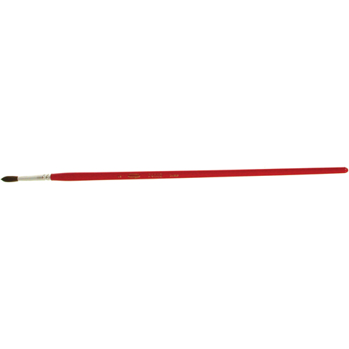 Pinceau de forme ronde pour marquage, Largeur de la brosse de 5/32", Soie de chameau, Manche &agrave; Bois Sécurité Médic