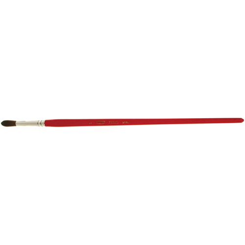 Pinceau de forme ronde pour marquage, Largeur de la brosse de 1/4", Soie de chameau, Manche &agrave; Bois Sécurité Médic