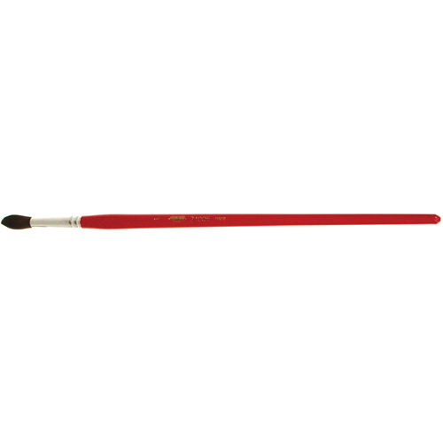 Pinceau de forme ronde pour marquage, Largeur de la brosse de 9/32", Soie de chameau, Manche &agrave; Bois Sécurité Médic