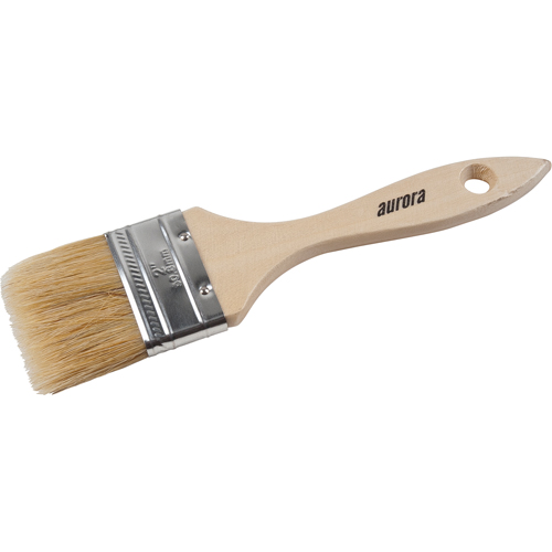 Pinceaux s&eacute;rie AP200, Soie blanche, Manche Bois, Largeur de 2" Sécurité Médic