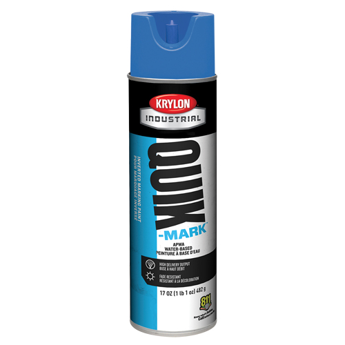 Industrial Quik-Mark Water-Based Inverted Marking Paint, 17 oz., Aerosol Can Sécurité Médic