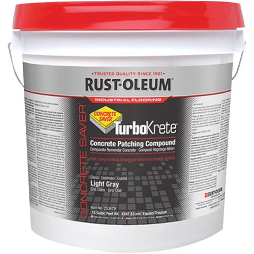 TurboKrete&reg; Concrete Patch Compound Kit, Grey Sécurité Médic