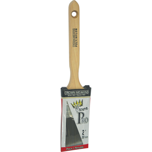 Angular Pro Paint Brush, Poly/Nylon, Wood Handle, 2" Width Sécurité Médic