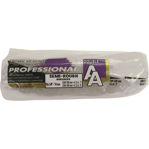 Manchon de rouleau &agrave; peinture synth&eacute;tique professionnel AA, Nap 19 mm (3/4"), 240 mm (9-1/2") l Sécurité Médic