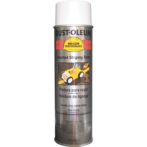 High Performance 2300 System Inverted Striping Spray Paint, White, 18 oz., Aerosol Can Sécurité Médic