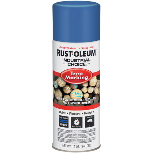 Peinture pour le marquage des arbres Industrial Choice T1600, Bleu, 16 oz Sécurité Médic