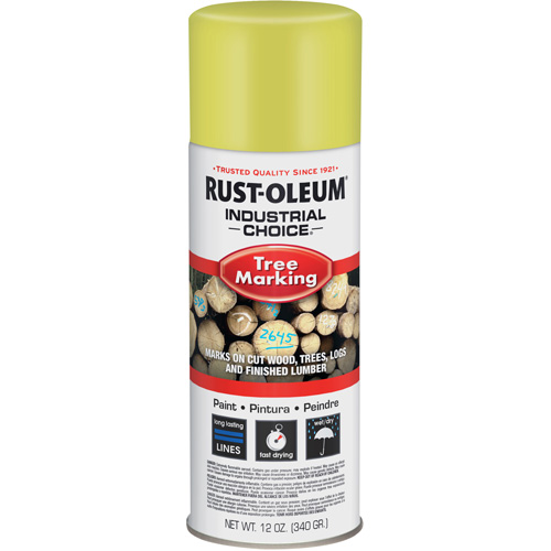 Peinture pour le marquage des arbres Industrial Choice T1600, 12 oz, Canette a&eacute;rosol Sécurité Médic