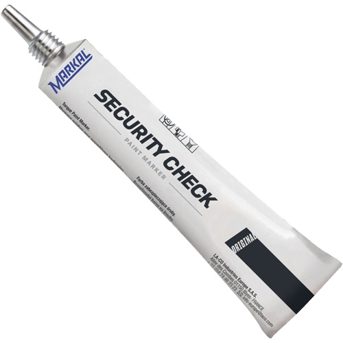 Marqueur de peinture de contr&ocirc;le de s&eacute;curit&eacute;, 1,7 oz, Tube, Noir Sécurité Médic