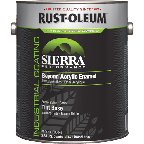 Sierra Performance Beyond Acrylic Enamel, Gallon, Tint Base Sécurité Médic
