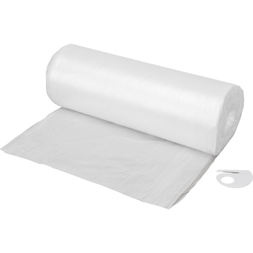 Drop sheet, 400' L x 9' W, Plastic Sécurité Médic