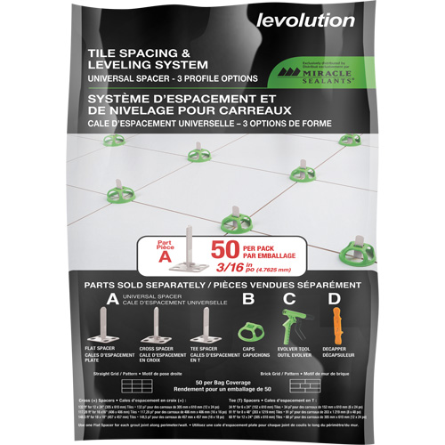 Miracle Sealants&reg; Levolution Universal Spacer Sécurité Médic