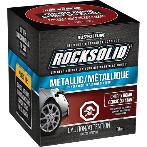 Additifs de poudre m&eacute;tallique RockSolid, 60 ml, Bouteille, Cerise &eacute;clatant Sécurité Médic