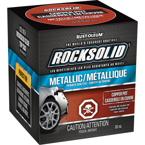 Additifs de poudre m&eacute;tallique RockSolid, 60 ml, Bouteille, Casserole en cuivre Sécurité Médic