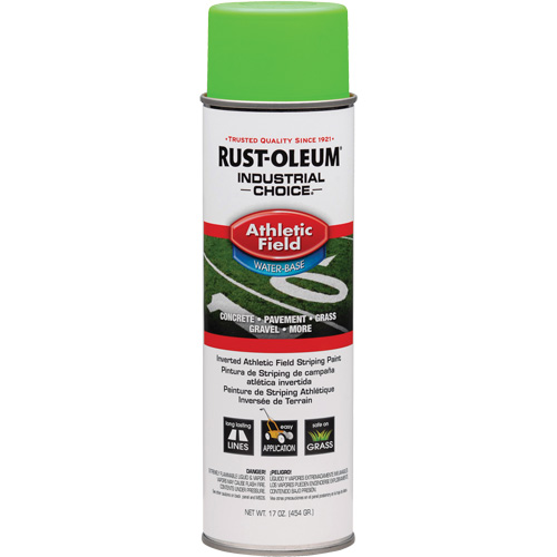 Industrial Choice&reg; AF1600 Athletic Field Striping Paint, Green, Aerosol Can Sécurité Médic