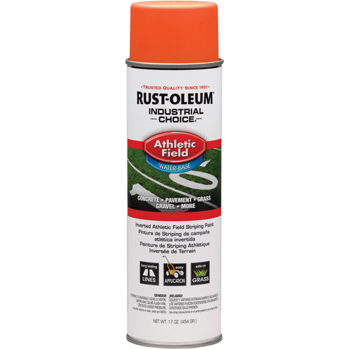AF1600 Athletic Field Striping Paint, Orange, Aerosol Can Sécurité Médic