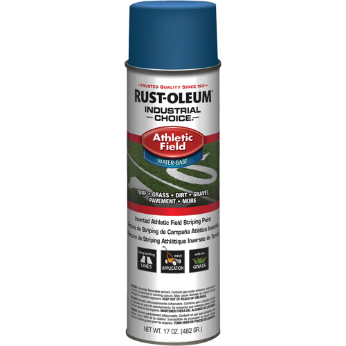AF1600 Athletic Field Striping Paint, Blue, Aerosol Can Sécurité Médic