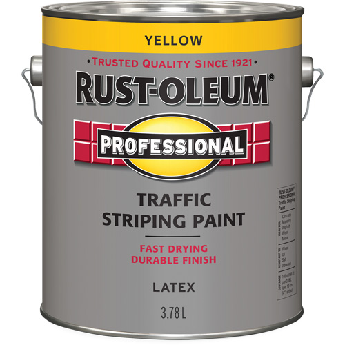 Peinture pour traçage de lignes de circulation, Jaune, 3,78 L, Cruche Sécurité Médic