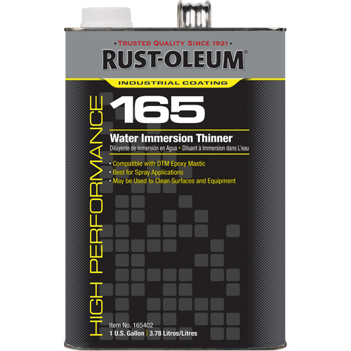 165 Water Immersion Thinner, Gallon, 1 gal. Sécurité Médic