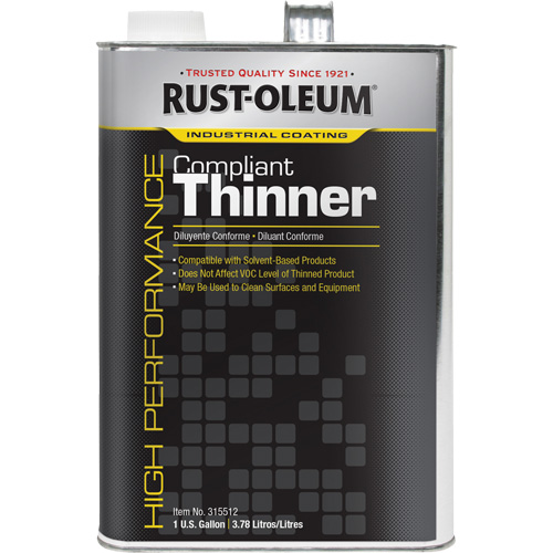 Compliant Thinner, Gallon, 1 gal. Sécurité Médic