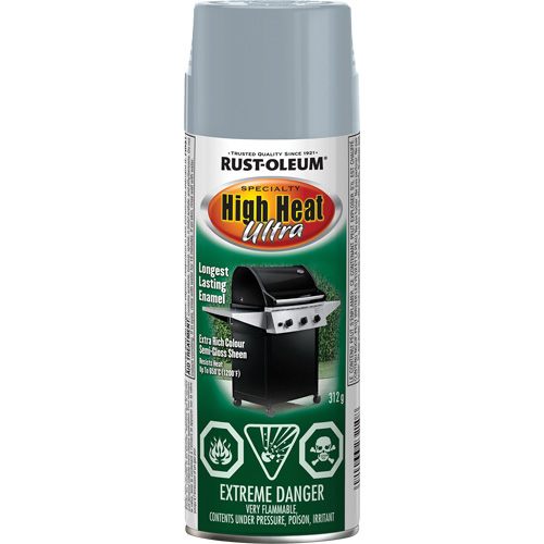 Specialty High Heat Ultra Enamel Spray Paint, Aerosol Can, Silver Sécurité Médic