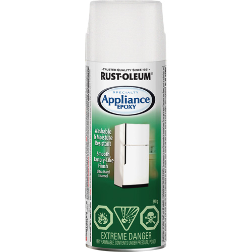 Rev&ecirc;tement &eacute;poxyde sp&eacute;cialis&eacute; pour &eacute;lectrom&eacute;nagers, Canette a&eacute;rosol, Blanc Sécurité Médic