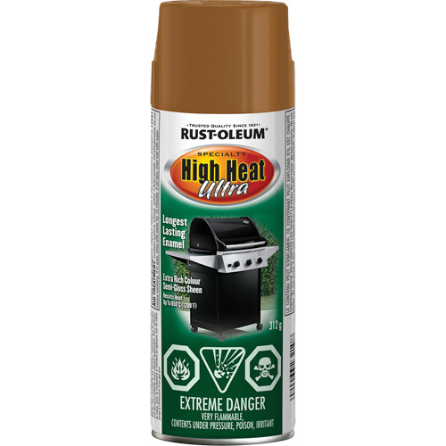 Specialty High Heat Ultra Enamel Spray Paint, Aerosol Can, Aged Copper Sécurité Médic