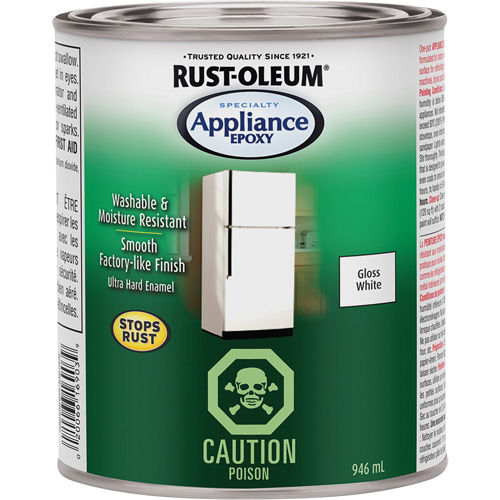 &eacute;poxyde pour &eacute;lectrom&eacute;nager sp&eacute;cialis&eacute;, 946 ml, Canette, Blanc Sécurité Médic
