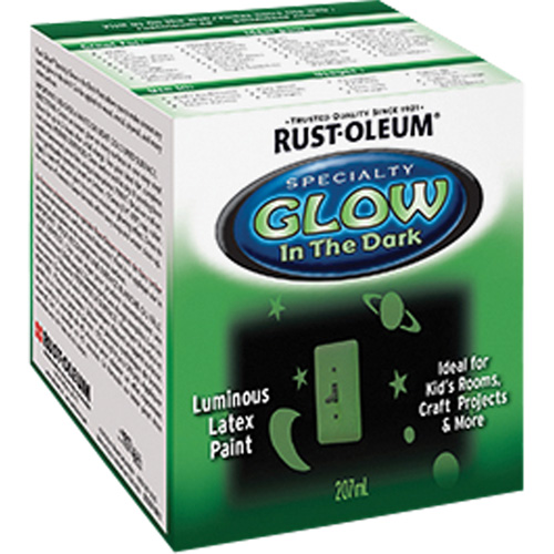 Specialty Glow-in-the-Dark Paint, 207 ml, Kit, Clear Sécurité Médic