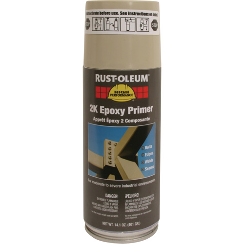High Performance VK9300 System 2K Epoxy Primer Spray, Beige, 14 oz., Aerosol Can Sécurité Médic
