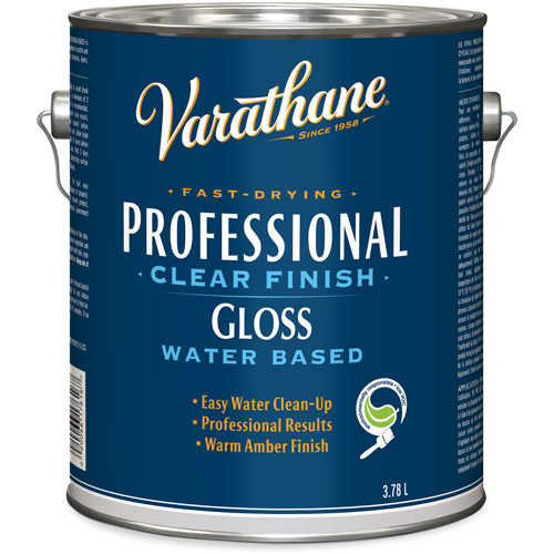 Fini professionnel Varathane, 3,78 L, Transparent, Brillant Sécurité Médic