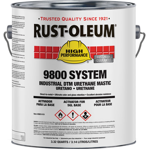 Activateur pour le syst&egrave;me de mastic &agrave; lur&eacute;thane 9800 DTM, 1 gal. Sécurité Médic