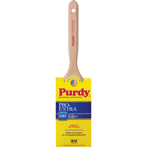 Pro-Extra Elasco Paint Brush, Blended Material, Wood Handle, 3" Width Sécurité Médic