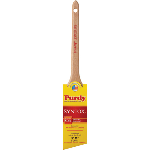 Syntox Angular Brush, Synthetic, Wood Handle, 2" Width Sécurité Médic