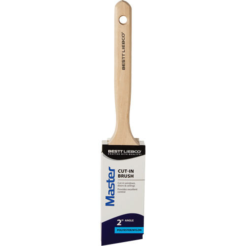 Master Cut-In Brush, Poly/Nylon, Wood Handle, 2" Width Sécurité Médic
