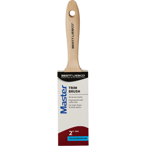 Master Trim Brush, Poly/Nylon, Wood Handle, 2" Width Sécurité Médic