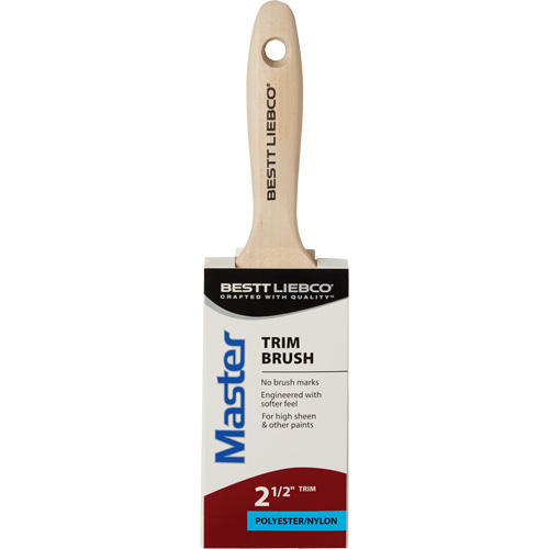 Master Trim Brush, Poly/Nylon, Wood Handle, 2-1/2" Width Sécurité Médic