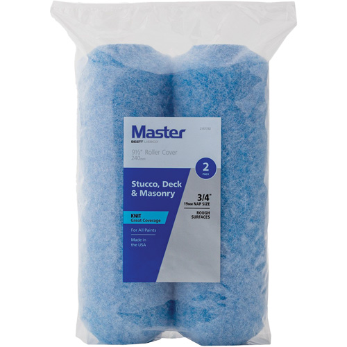 Master Textured Walls Roller Cover, 19 mm (3/4") Nap, 240 mm (9-1/2") L Sécurité Médic