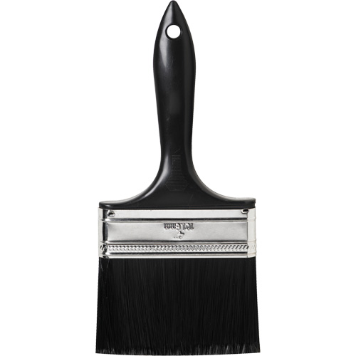 Pinceau &eacute;conomique, Polyol&eacute;fine, Manche Plastique, Largeur de 4" Sécurité Médic