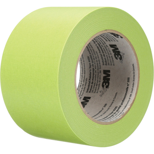 Industrial Painter's Tape 205, 72 mm (2-4/5") x 55 m (180'), Green Sécurité Médic