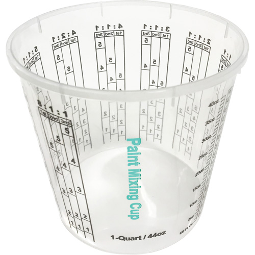 Gobelet en plastique pour m&eacute;lange de peinture, 1,25 L Sécurité Médic