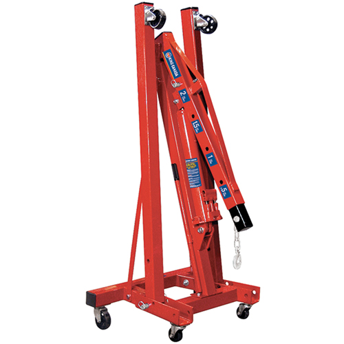 Grues d'atelier escamotables de 2 tonnes, Capacit&eacute; 4000 lb (2 tonnes) Sécurité Médic