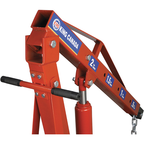 Grues d'atelier escamotables de 2 tonnes, Capacit&eacute; 4000 lb (2 tonnes) Sécurité Médic