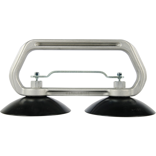Vacuum Cups - Heavy-Duty Double Cup, 75 lbs. Capacity, 5", Pull-bar, 10" Handle Length Sécurité Médic