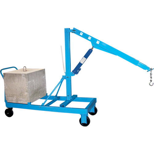 Potences de levage - Fl&egrave;che inverse, Lev&eacute;e 8', 3000 lb (1,5 tonne), 57" bras, 78" ha Sécurité Médic